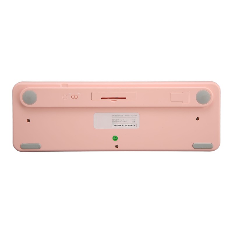 Wireless Keyboard Mouse Combo Mini Portable Retro Silent 2.4G Wireless