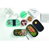Lékué Airtight Container for Transporting and Preserving Food, Polypropylene, Turquoise,