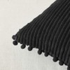 Fancy Homi Pack of 2 Black Decorative Throw Pillow Covers