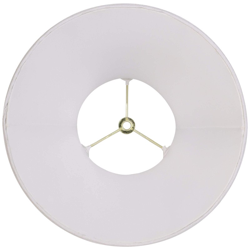 White Small Bell Lamp Shade 6" Top x 12" Bottom