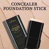 ZAIDOC Long-Lasting Concealer Foundation Stick, Creamy Full Coverage, Hydrating Olive