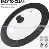 Universal Lid for Pots, Pans and Skillets, Tempered Glass Lid