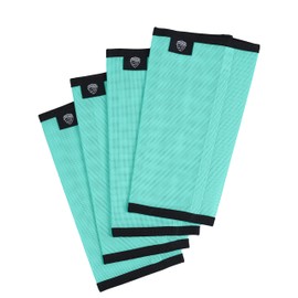 Steedvalor Horse Fly Boots Breathable Comfortable Loose-Fitting Fly Boots for Horses Reduce Stomping, Non-Slip Fly Boots for Horses Set of 4 Mint L