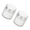 2pcs 50ml Cream Jar Refillable Empty Acrylic Vacuum Makeup Jar