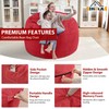 SIMFLAG 3Ft Bean Bag Chair, Memory Foam Filling Bean Bag