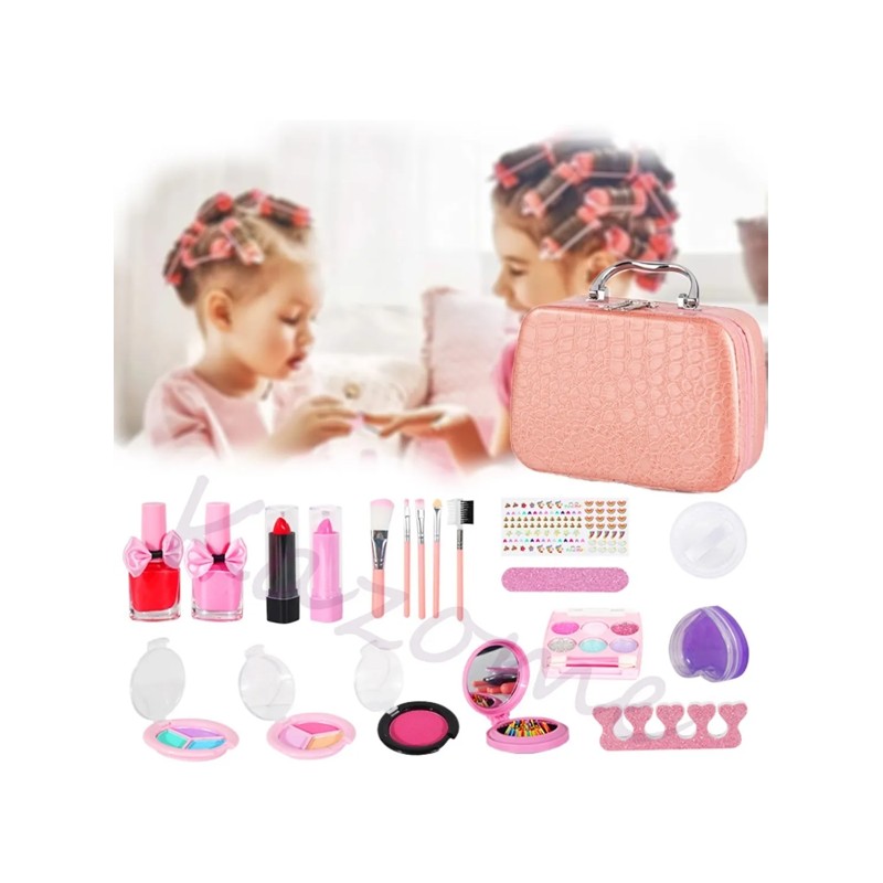 Juguete de Maquillaje Malubero Cosmético Manicure Malu1359 21 Piezas