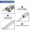 sourcing map 1Pcs Lid Support Hinge, 120N Gas Struts Soft
