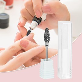 VOCOSTE Nail Drill Bit, Nail Drill, Nail Machine Bit, Nail Tool, Cuticle Treatment, Exfoliating, Polishing, Nail Polishing, For Home Salons, Nail Care, Abrasion Resistant, Extra Thick Teeth, 1 Piece