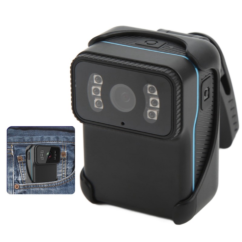 1080P HD Body Worn Camera with Microphone Wireless Night Vision