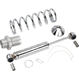 AFCO Street Rod Coilover Shock Kit, Chrome, 165 Lb