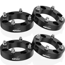 GAsupply ATV 4x137 Wheel Spacers 1.5 inch Fit for CAN-AM Commander Outlander Kawasaki Mule, 38mm 4 Lug 4x137mm Wheel Spacer Black with 10x1.25 Studs, 110mm Hub Bore, 4PCS