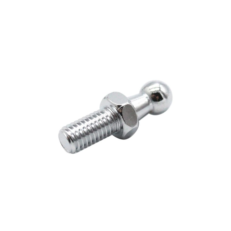 2 pcs10mm BALL STUD BOLT M8 thread Silver for gas