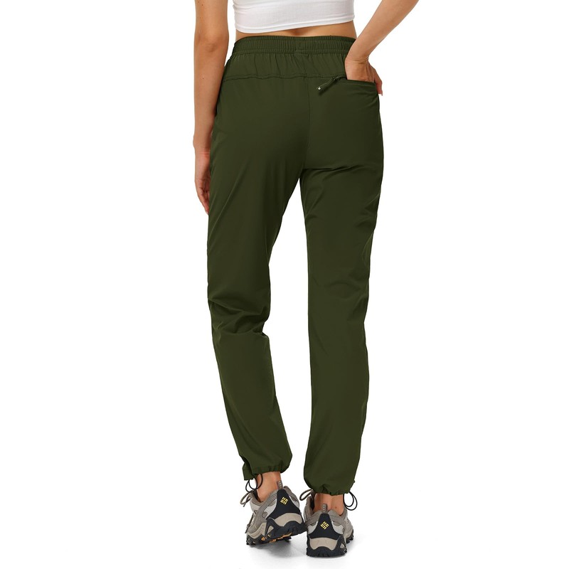 TBMPOY Women's Hiking Pants Water Resistant Lightweight Quick Dry Cargo