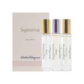 Salvatore Ferragamo Signorina Purse Mini Spray Kit - Set of 3 Variety Scents, 0.34 oz