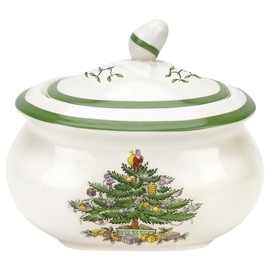 Spode Christmas Tree Sugar Box L/S