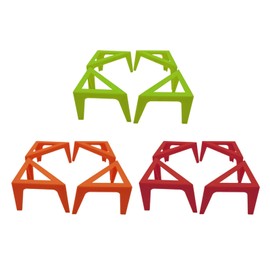 Guojiang 4Pcs Canvas Stands for Painting Mini Canvas Feet Risers Canvas Support Stands for Pouring Paintings Drawing Supplies,10x5x5cm