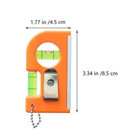 Levels, Portable Double Bubble Level with Magnetic Base, Vertically Horizontally 45 Degree Measuring Level for Home Use, Set of 2