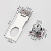 Small Hasp and Staple 90 Degrees Metal Lock Hasp Keyed
