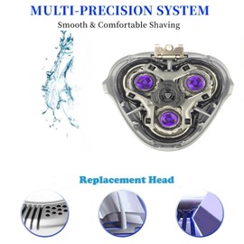 HQ8 Heads Compatible with Phlips Norelco Aquatec razor,Replacement Heads for PT720 PT721 PT722 PT723 PT724 PT725 PT726PT728 PT729 PT730 AT830 AT811 Etc Model