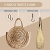 Blau Marité 6 Purse Hanger for Closet. Tote Hanger. S-Shaped