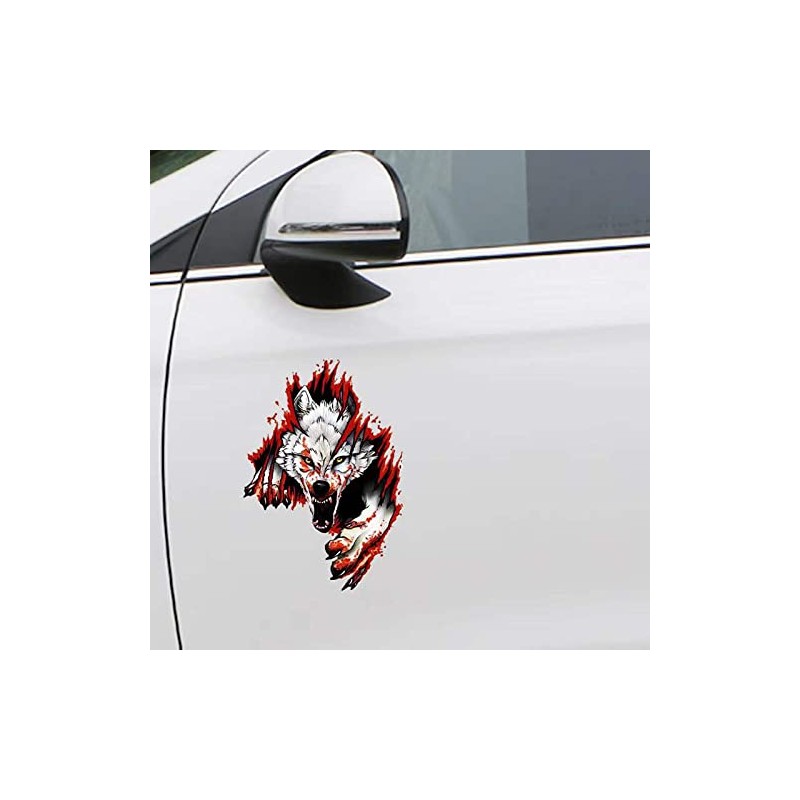 3D Wolf Head Sticker Wolf