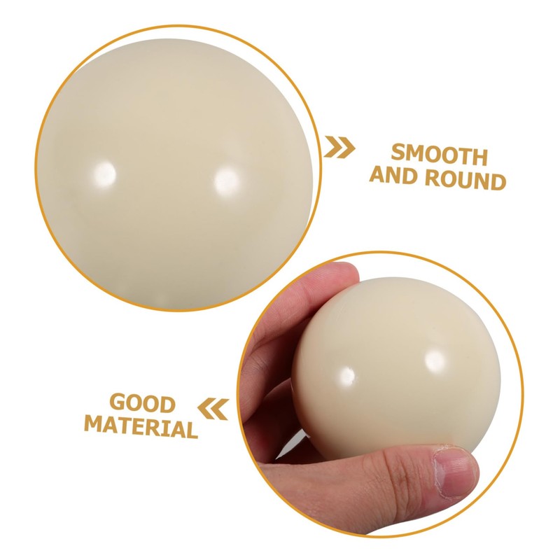 GRIRIW Resin Training Billiard Ball for Pool Practice Durable Cue