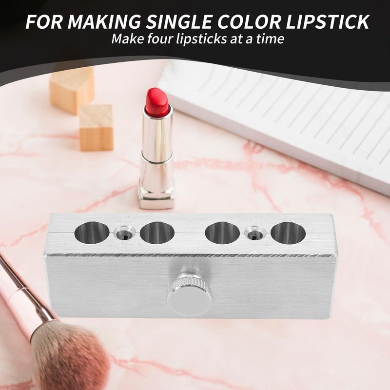 ZJchao Diy Lipstick Making Kit, Aluminum Alloy DIY lipstick Maker,
