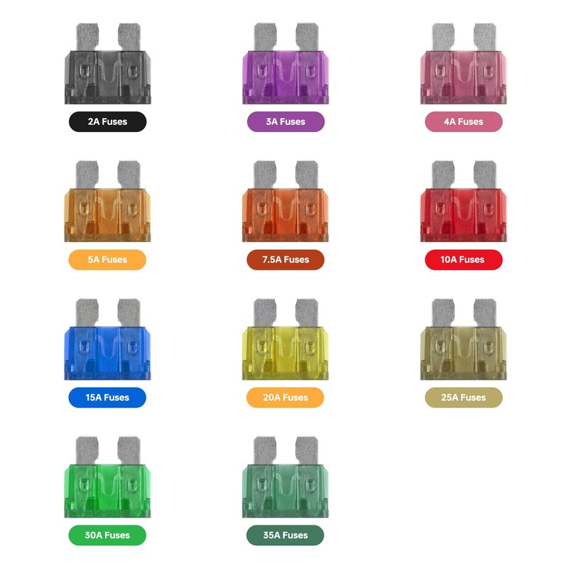 40 Pack Auto Fuses 5 AMP ATC/ATO Standard Regular Fuse