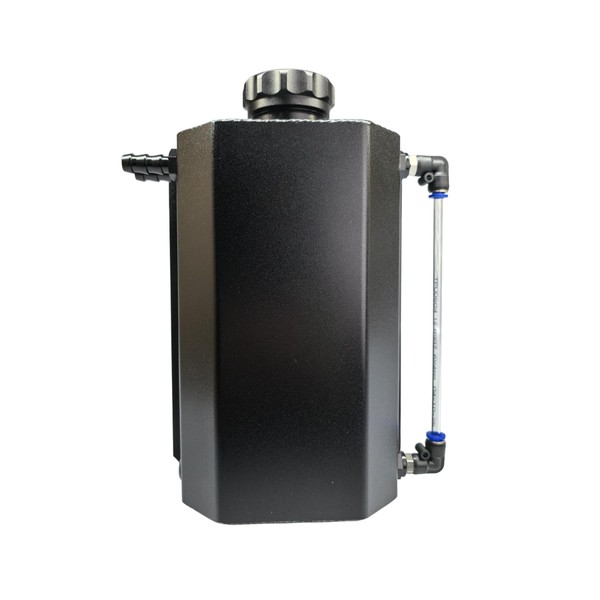 Melincars Coolant Reservoir Tank,Aluminum Universal Radiator Overflow tank for Efficient