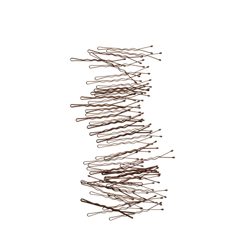 Goody SlideProof Hair Bobby Pins, 18 Count, Brown, Slideproof and