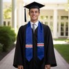 Vcmaluco Cape Verde Flag Graduation Stole Graduation Sash Scarf Graduation