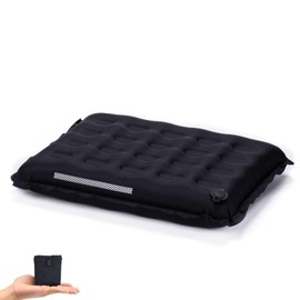 Besaro Air Cushion, Outdoor Cushion, Foldable, Ultra Lightweight 3.7 oz (105 g) & Extra Thick 2.8 inches (7 cm)), 3D Body Pressure Dispersion, Waterproof, Anti-Slip, Compact, Portable, Mountain
