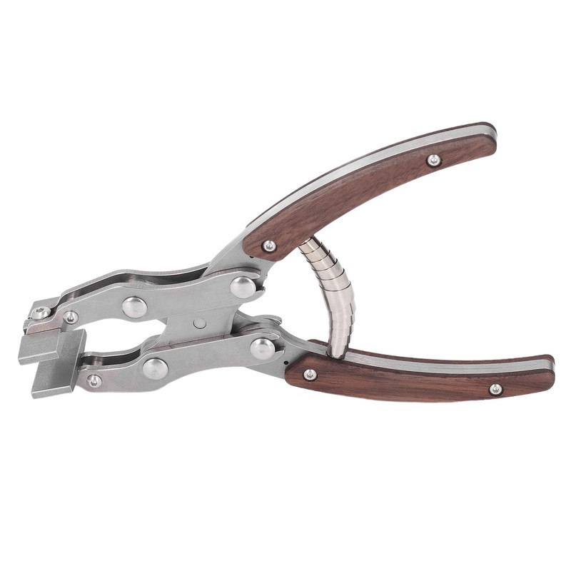 Flat Pliers Wooden Handle Alloy Steel Mouth 38mm Jaw Width