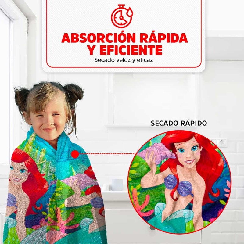 Providencia Toalla Sirenita Premium para Baño 75 x 150 cm.