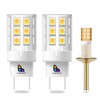 Lumitoric G8 LED Bulbs, Dimmable, 120V, 20W Halogen Replacement, 3000K