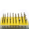 Oudtinx 50-Piece 1/8-Inch Shank Diamond Coated Rotary Burrs Set Fits
