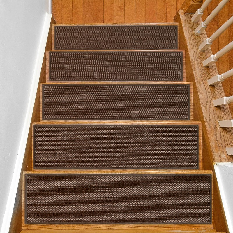 SMILOOL Stair Treads Non Slip for Wooden Steps Indoor 9"