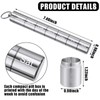 Vesici 2 Pack Metal Weekly Pill Organizer Travel Pill Container