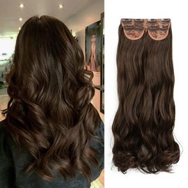 Black To Platinum Grey Hair Extensions 3 PCS Set 20" 180g Wavy Invisible Adjustable Full Head Not Heavy But Easy To Use Full Head Hidden Crown Black Clip in Hair Extensions