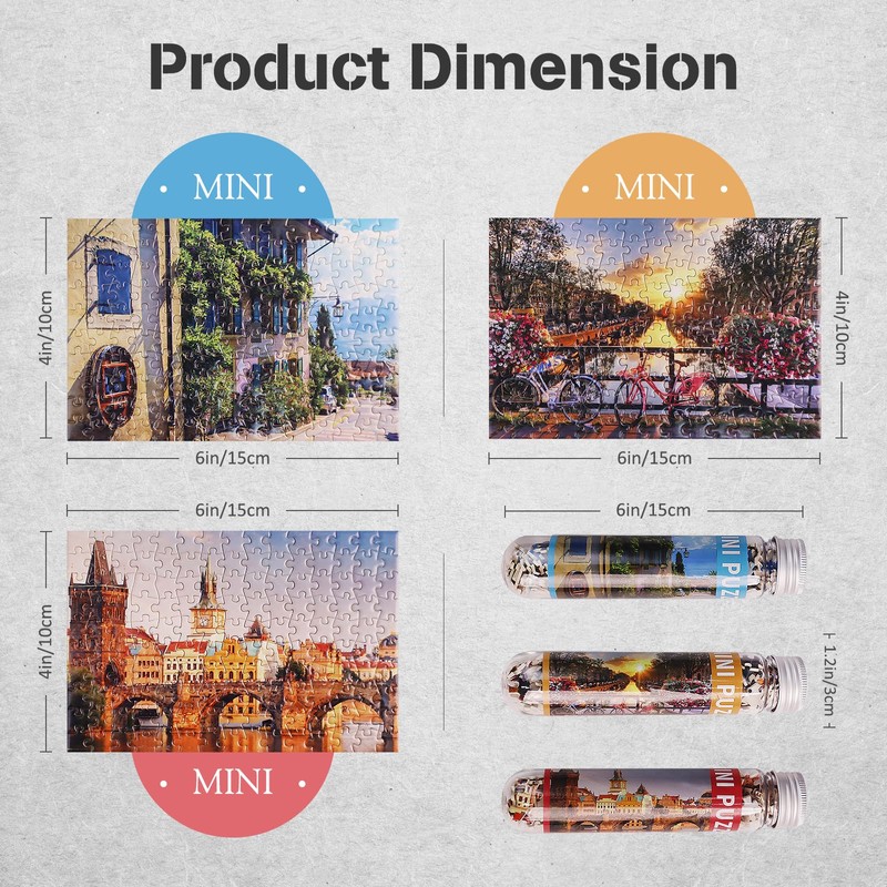 Micro Piece Jigsaw Puzzle 150 Pieces Mini Travel Puzzle for