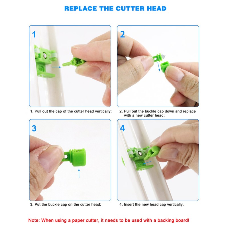 Circular Paper Cutter Rotary Circle Cutter Manual Round Cutting Tool