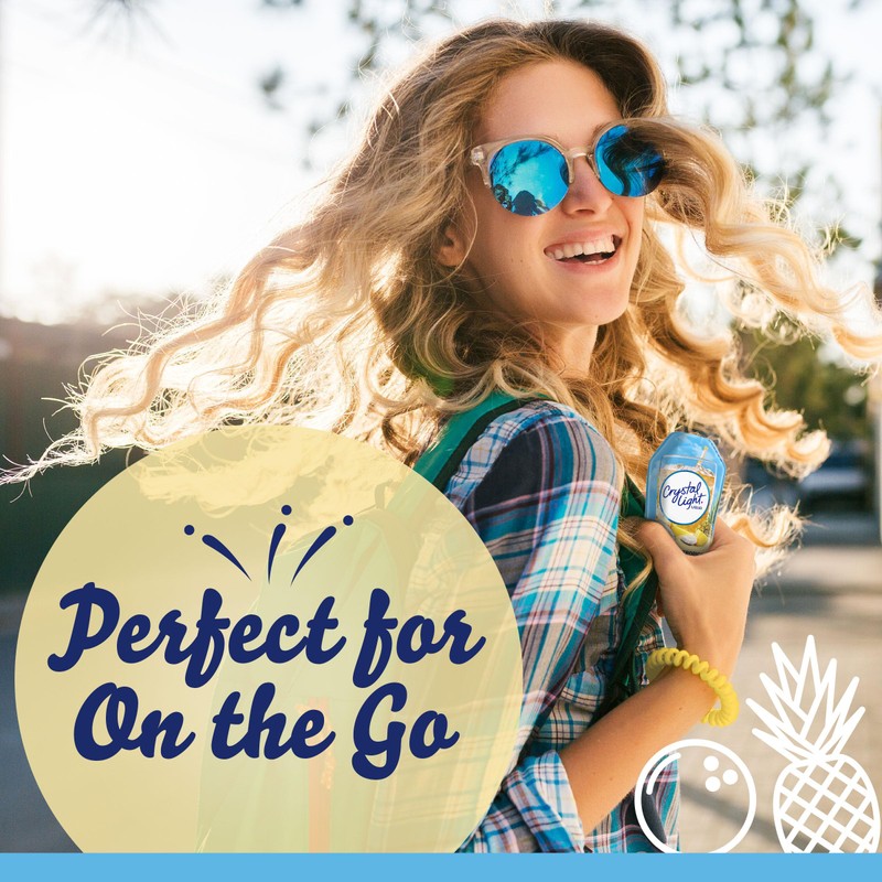 Crystal Light Liquid Tropical Coconut Naturally Flavored Drink Mix, 1.62