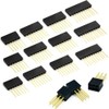 Treedix 4 Sets of Stacking Headers Kit Removable Female Heads