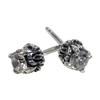 STERLING SILVER 925 AMTHTEW-028 Sterling Silver 925 Stud Rock Gothic