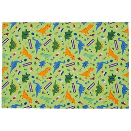 Skater LTM1-A Large Placemat, 23.6 x 15.7 inches (60 x 40 cm), With Namee Tag, Dinosaurus