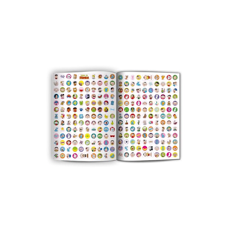 500 stickers Turma da Mônica
