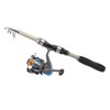 Fishing Pole Kit Carbon Telescopic Portable Durable Lure Rod Set