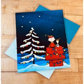 Handmade Peanut Christmas Cover Set 4 use w/ Erin Condren Life Planner-