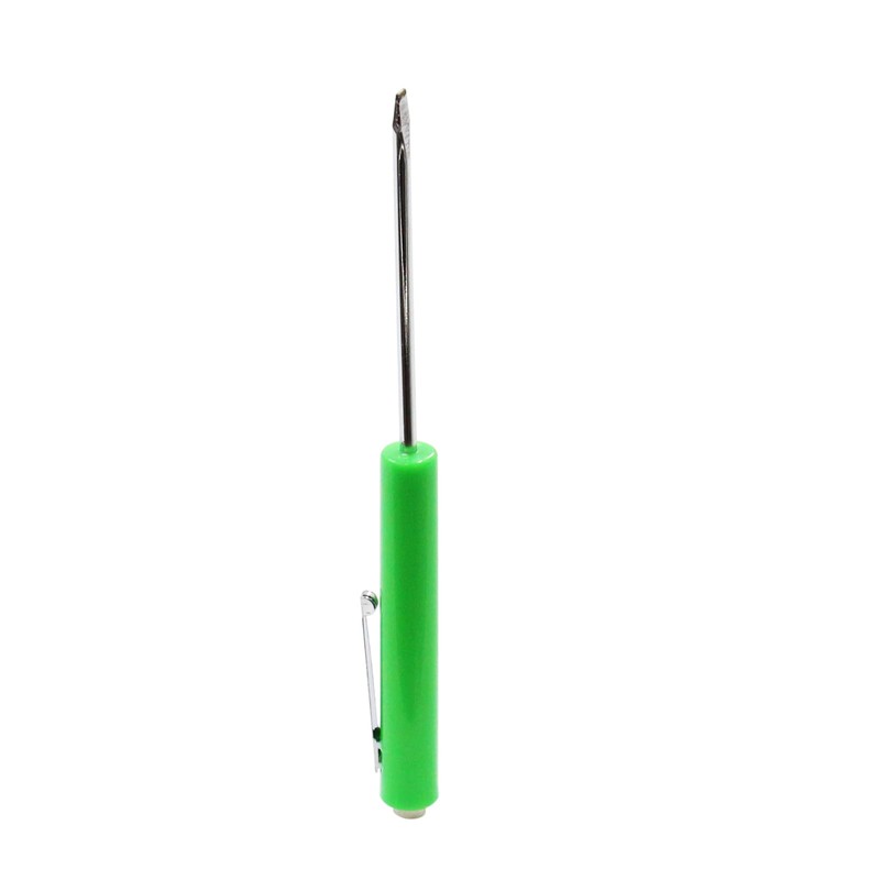 LVOUP Mini Pocket Screwdriver Green Portable Screwdriver Slotted Screw Driver
