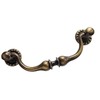 Universal Hardware Vintage Brass Drawer Handle Solid Cabinet Drop Swan